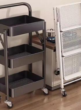 折小推车置物架移动厨室房卫PDD65296间落地卧多层储物架家用生可