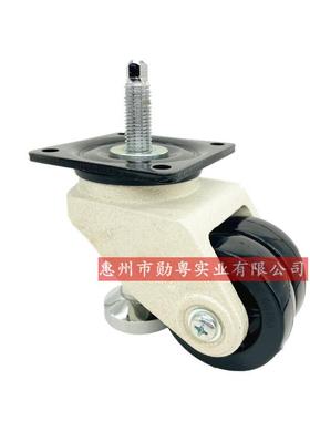 DCECVUL3-D76-A怡合达工业轮CEL3脚2-D72-DE3弹簧刹车万向轮50