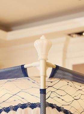 蚊帐型T三开门拉链1蒙34011古包1.8m床家儿童防用摔回底.5米全底