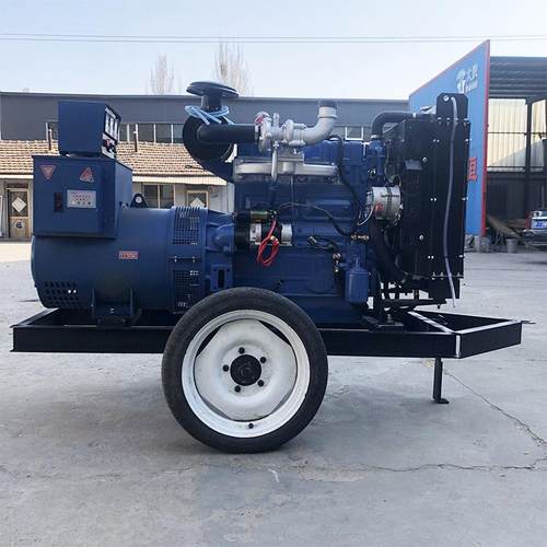 移EDP动车发型家5拖0千瓦可移动电机组厂50kw移动电站销售