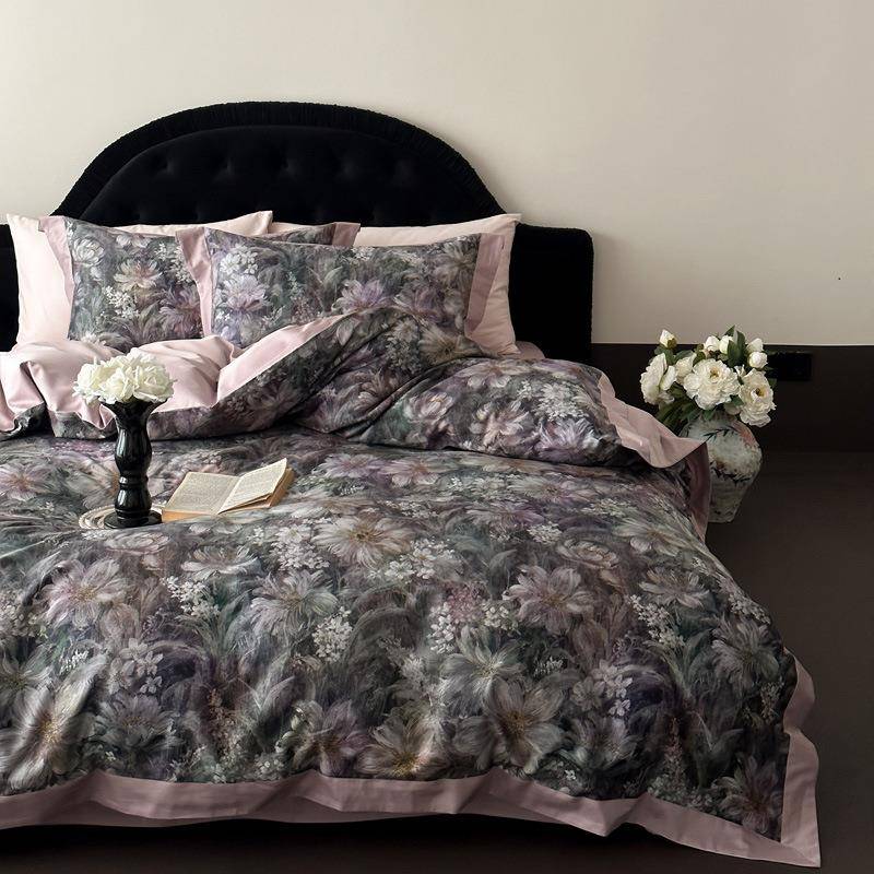 高端10笠BOGU-1000S支长绒棉四件套套A类婴级全棉被床单床母南通