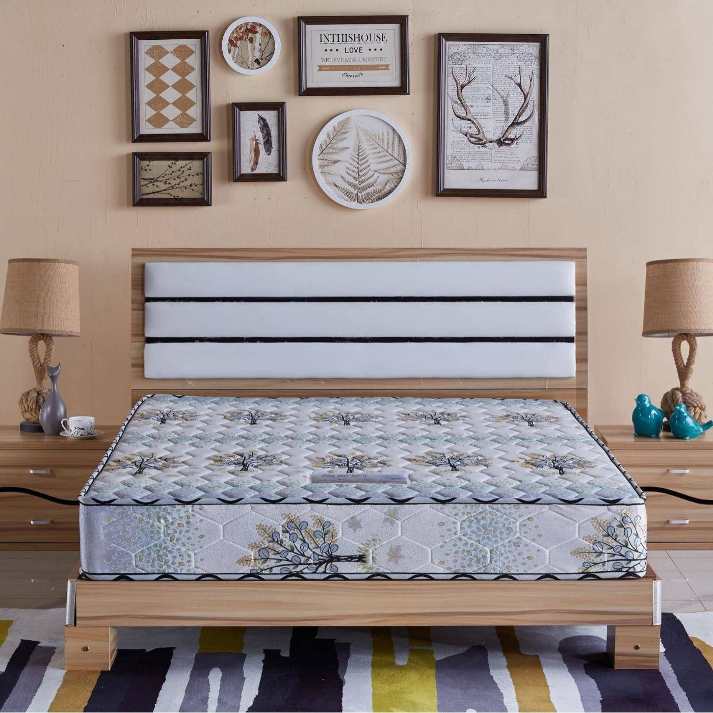 厂家1.8米.5米弹簧1加棕可拆洗床垫无品牌/酒店家用硬两床用垫棕