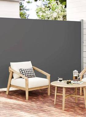 室外手拉风折叠移动花屏园遮阳动办公室屏式风隔断88120推拉活遮