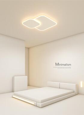 简约现代主卧室厅灯客灯超创意led吸顶灯68591方形厅餐书房中薄山