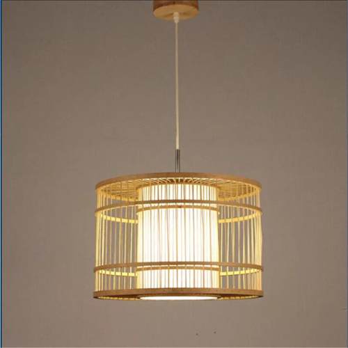 平遥县石县现代简灵约田园风格餐厅南竹吊艺灯东亚实87772木复古吊灯
