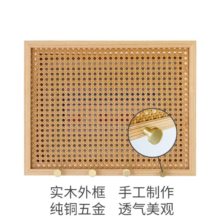实手工藤表木箱藤民装修新中国风原木LVU丑块钩宿装饰