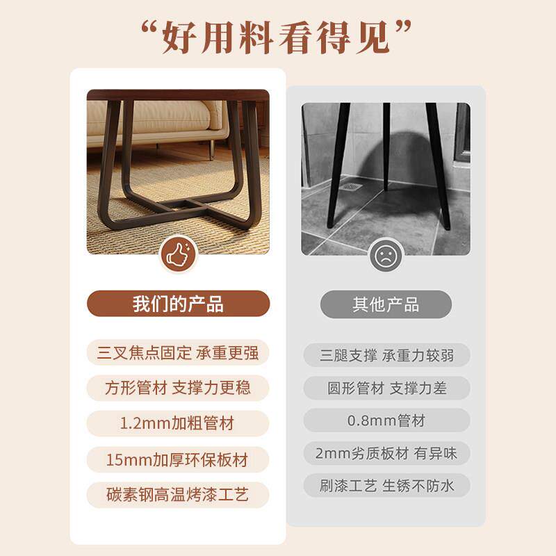 小几发桌子客茶厅家用创意沙感边几阳台小圆桌现hbcj-21代高级小