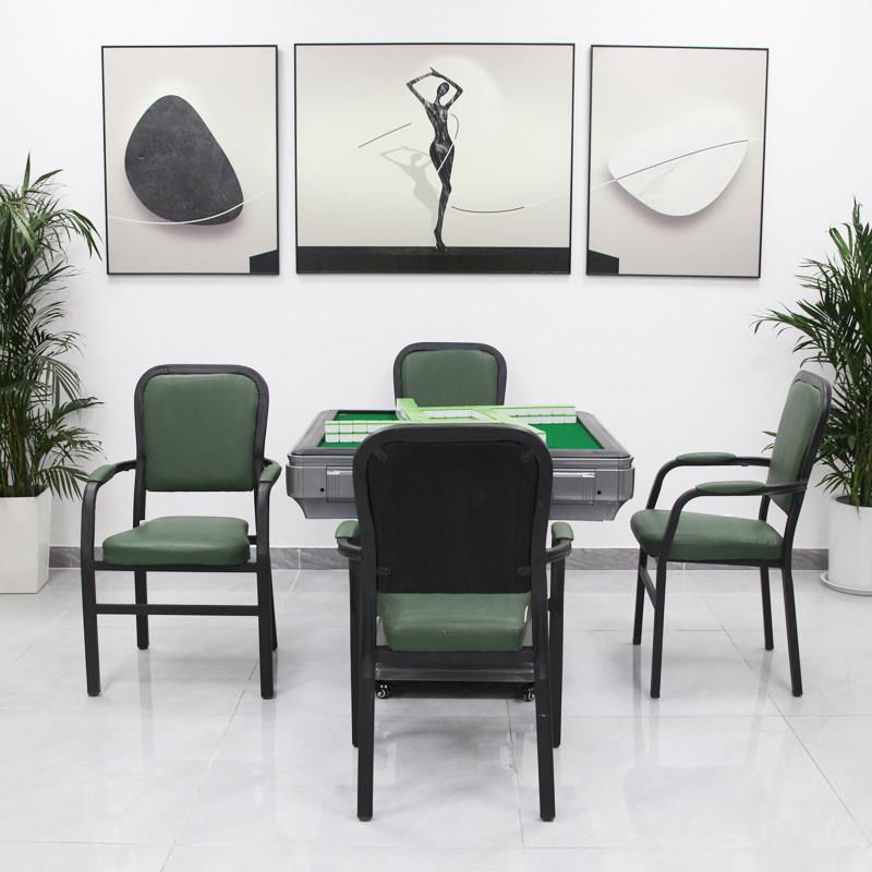 【1楼套4张将】麻桌椅子靠背棋牌室座椅茶全子自动麻将机椅包邮
