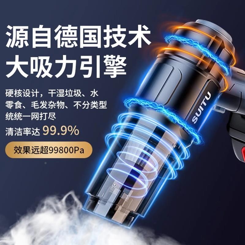 车载吸尘器车无线充电汽车家【ST-663用用超大功率吸式小型手力持