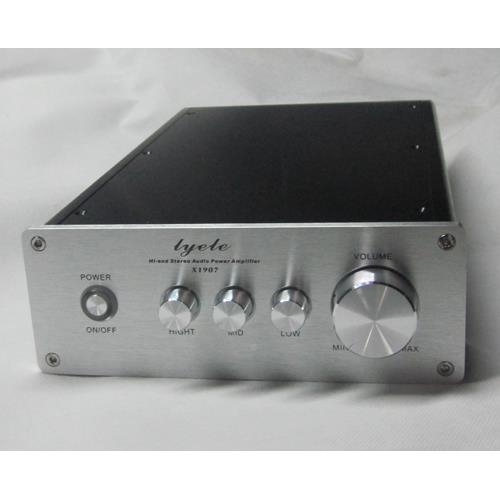 1板90X7全铝拉OFG功放机箱带音调前面 功放外壳DIY机丝箱/全铝机