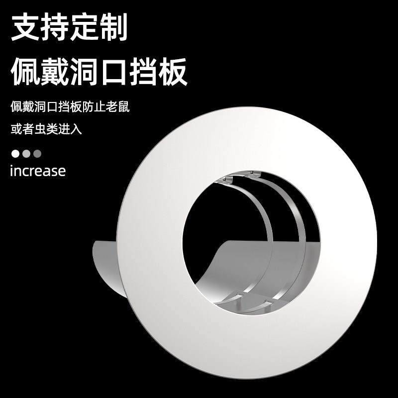 不锈钢防帽燃热水气器排烟管防雨雨罩外墙风口壁挂炉通风球出遮雨