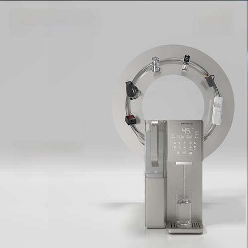 台上式净饮机加一体机家用即净热式水机免安装饮水器冰DY-RO75水