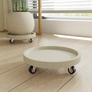 移动花盆托盘圆形带盘万向轮底滚座底绿植盆栽定制加厚承重BPF轮