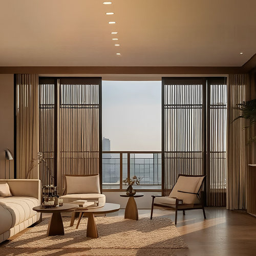 日式推拉门卧室隔断门定制