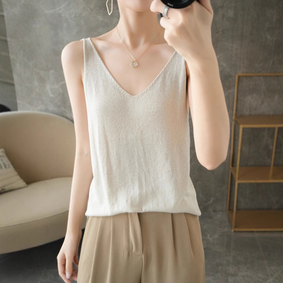 Shiny and shiny top, slimming vest女式亮闪闪上衣显瘦吊带背心