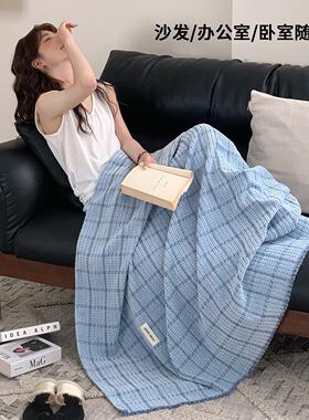 GQ202506雪尔毛毯办肩公室午睡毯披毯空调毯子发盖毯小被子单沙人