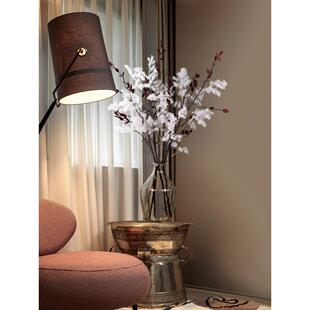 生花干花束蓬莱松真花装饰插彷真干支树枝家居摆花HWW设室花内客