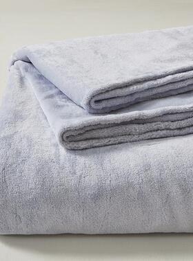 冬季加绒牛绒床单单件珊米瑚榻榻3米特大加宽EMR加长大绒奶炕专用