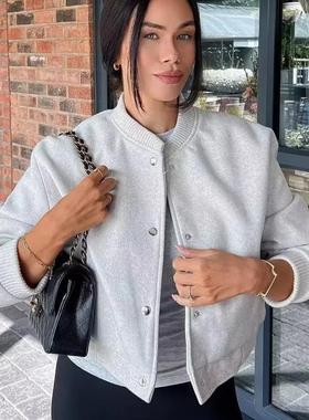 Baseball jersey cardigan top jacket women 棒球服开衫上衣外套