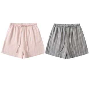 大码睡裤格子沙滩裤Large size sleepers checkered beach shorts
