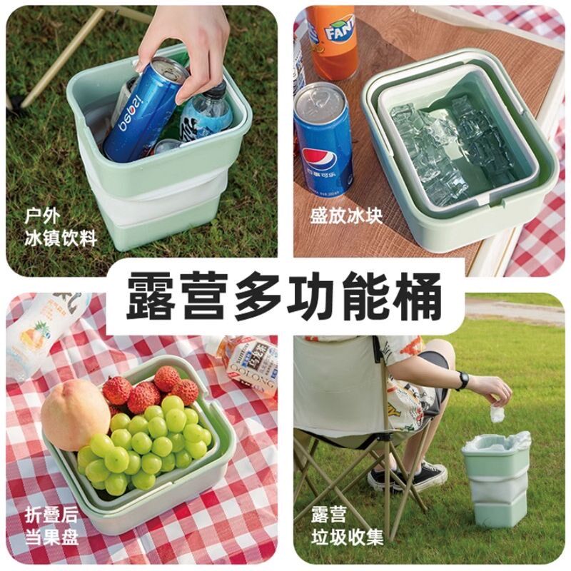 折叠式迷你垃圾桶 车载出行露A营收纳使用方便 自带垃圾袋收纳盒,汽车用品/电子/清洗/改装,车载垃圾桶/袋,淘宝优惠券,粉丝福利购,淘宝优惠卷