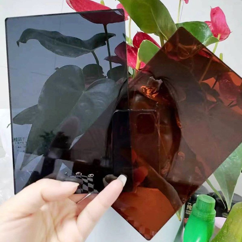 黑色亚克力板哑光磨砂镜r面倒影板半透明黑茶色有机玻璃板定制加,基础建材,亚克力板,淘宝优惠券,粉丝福利购,淘宝优惠卷