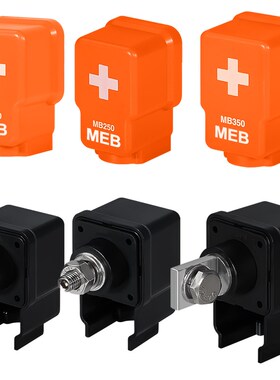 150-350A储能端子铜排螺纹连接穿墙式大电N流铜接线柱锂电池连接