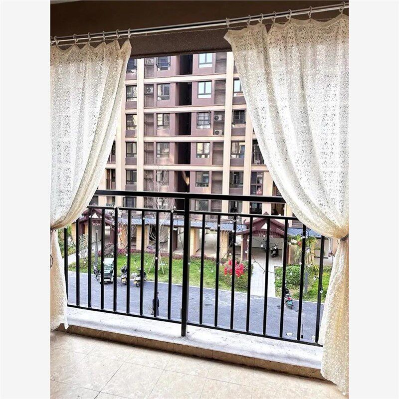 白色蕾丝花d边布料舞台婚礼纱幔台窗帘台桌布网纱婚庆道具
