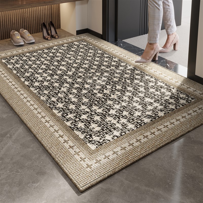 轻奢门口地垫进门入户门高级感耐C脏防滑地毯门外入门垫可裁剪垫