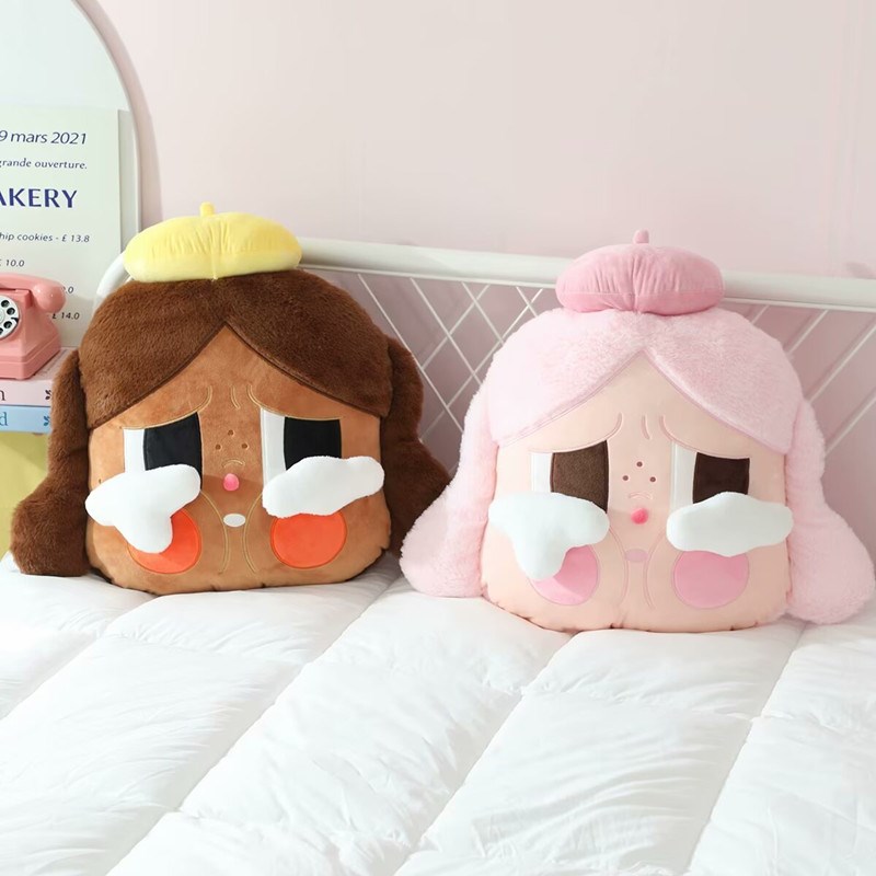 可爱丑萌抱枕办公室腰部支撑靠垫沙发靠枕汽车腰靠V哭娃座椅靠背