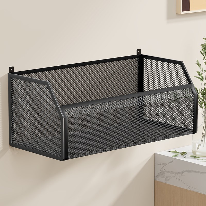 浴室置物架卫生间收纳架挂墙上厕所洗漱台免打孔S壁挂式洗手间架