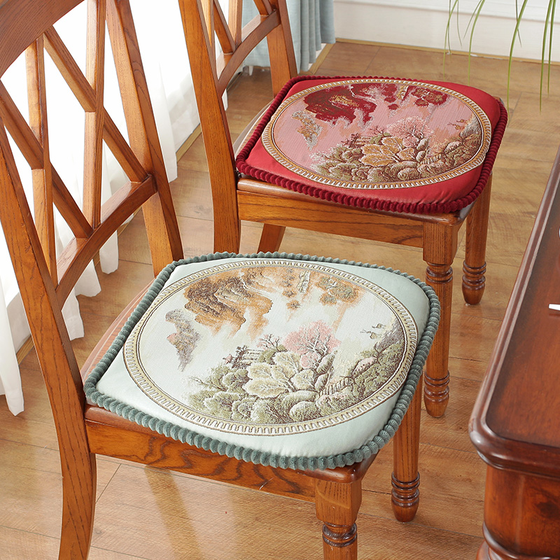 新中式红木椅f子坐垫茶椅实木家具沙发太师椅圈椅茶桌椅垫餐椅座