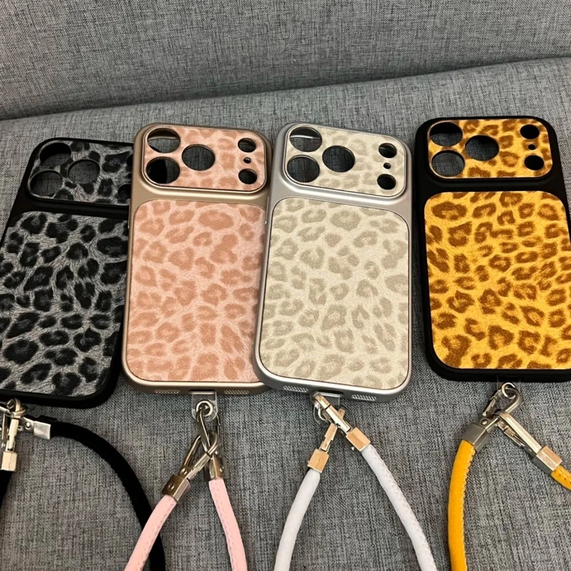 ins秋冬辣妹豹纹秒变17适用iPhone17pro苹果15手机壳16ProMax新款13网红14潮女15pro超好看17air防摔套ProMax
