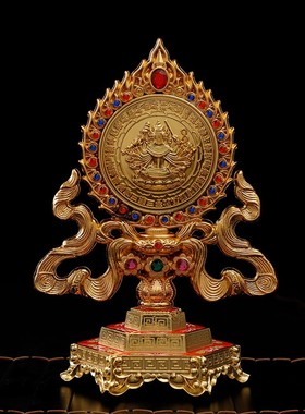 速发准教绘品佛提镜密宗修法准提佛母像藏传法器母菩萨铜合金彩用