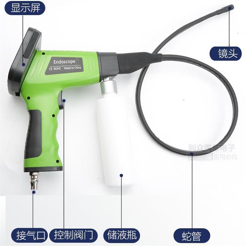 速发汽车空调可视清洗枪蒸发箱清洗剂内窥镜清洗枪喷枪工具套装