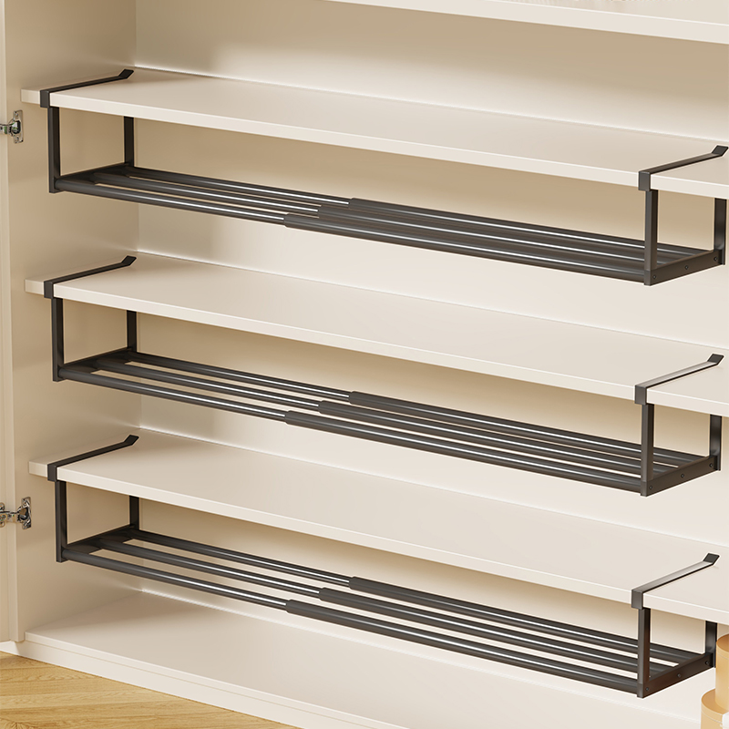 速发柜内鞋架分层隔板可伸缩收纳板断柜子分隔层整理搁内隔收纳置