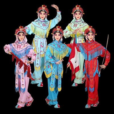 速发京剧戏曲服兵舞台演出杨门将花木兰穆旦英刀马桂武旦打衣装衣