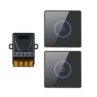 水泵 110V 灯带 220V宽电压免布线 30A大功率继电器 无线触摸开关