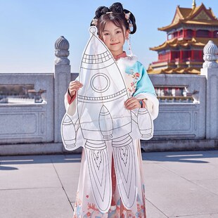 速发2复25年新款0古竹签做工自制材料包儿童手绘自己手风筝半成品