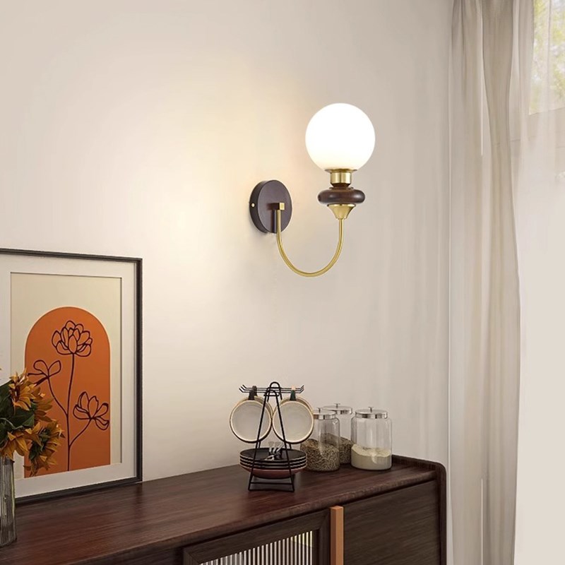 速发壁灯法式灯具卧室床头灯美式复全古铜电视背景墙氛围创意灯饰