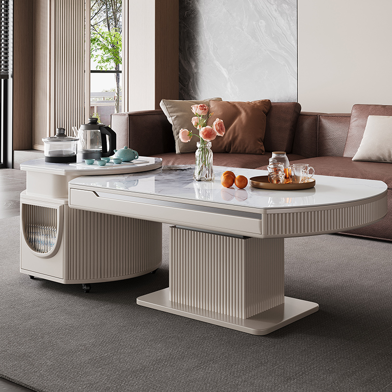 恒社可折叠升降茶几茶几餐桌两用