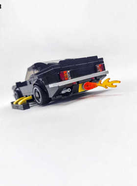 宝乐鹿-国产积木007 V8Vantage小颗粒创意拼装模型益智玩具礼物