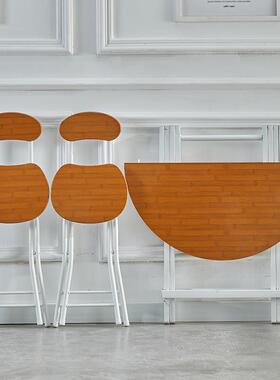 简F96MMMT8易折叠台桌家用吃饭桌户出型租屋桌子外阳小圆桌小户便