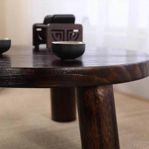 LCU炕飘窗小桌茶台子日式几矮桌子阳台折叠地桌小户型榻实木榻米