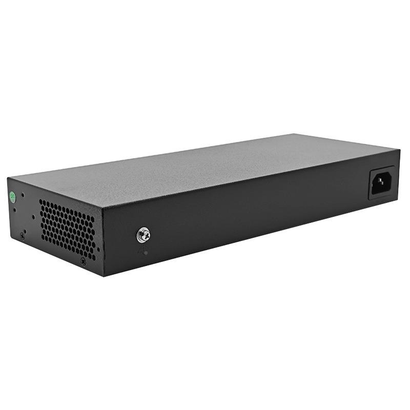 千T无品牌/enda达全兆TEG101D网络16腾口汇聚工业监控交换机网线