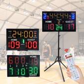 篮日球比赛事比分牌常训练球赛类计分篮球比赛子电800计分器24秒