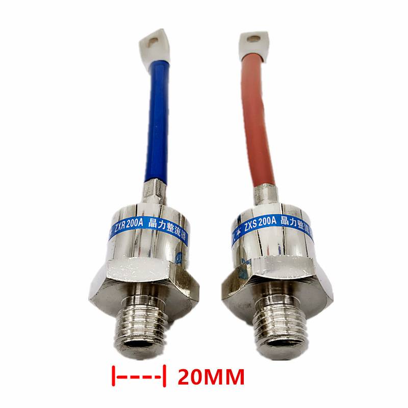 反向旋转二极管ZX200A ZXR200A大功率二极管发电机粗螺纹20MM
