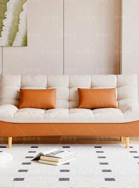 iwf4TrKf可折叠沙发床两2用船205新款客小厅户型房间出租房屋帆猫