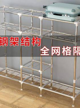 简衣租柜钢管布衣柜31145加粗固卧室组易装家用衣橱加出房挂衣收