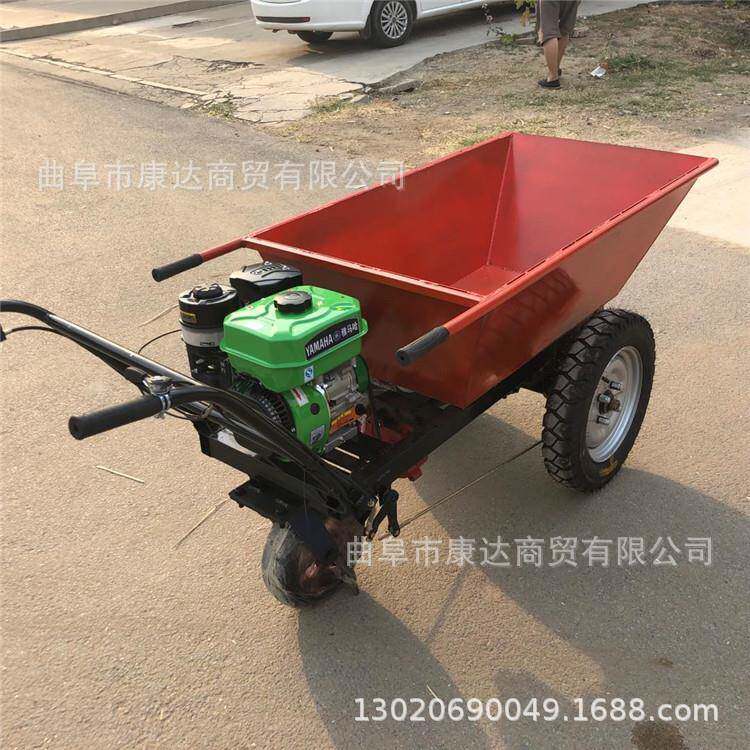 汽油型翻车图片小翻斗车座驾式电斗动手无品牌/推车运输沙斗子泥